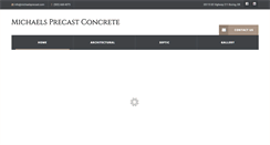 Desktop Screenshot of michaelsprecast.com